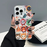 Colorful Cat Design Phone Case for iPhone
